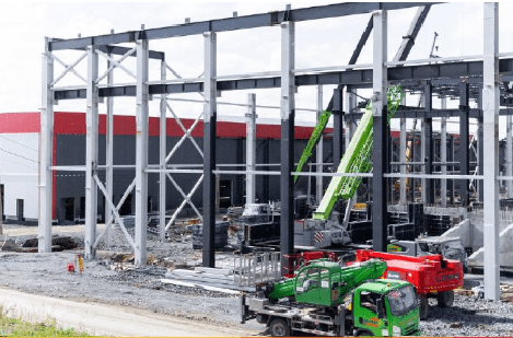 Стальная балка ЕВРАЗ НТМК использовалась для строительства нового завода по производству автомобильных запчастей в Свердловской области